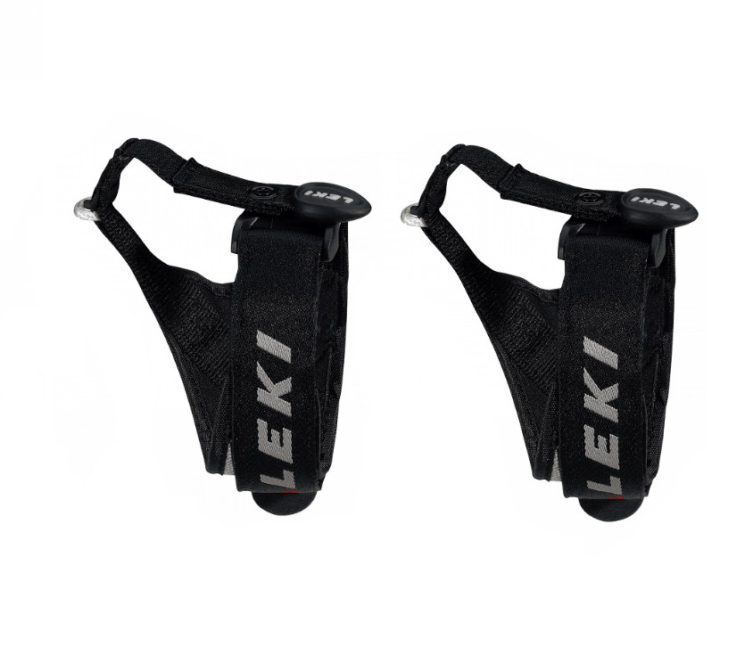 LEKI TRIGGER S POWER STRAP S/M/L - M/L/XL For Alpine Ski Sticks Black Gray