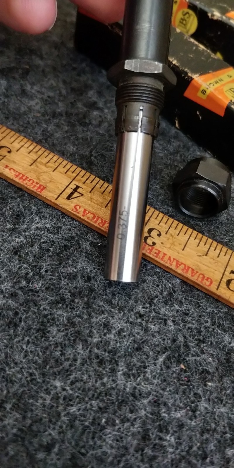Brown & Sharpe 599-8902 2" Extension for Dial Indicator NOS