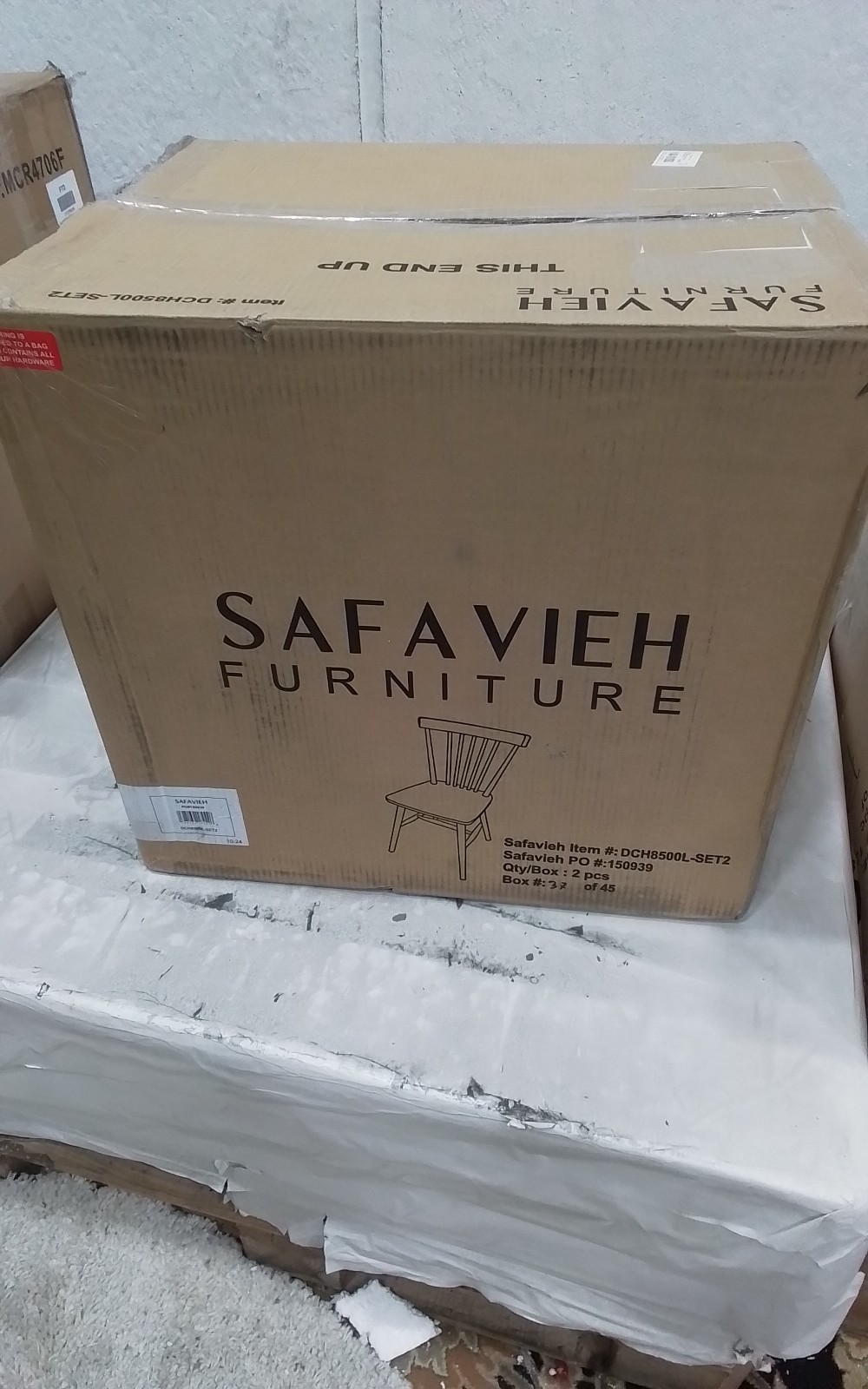 Safavieh WINONA SPINDLE DINING CHAIR, Reduced Price 2172768289 DCH8500L-SET2