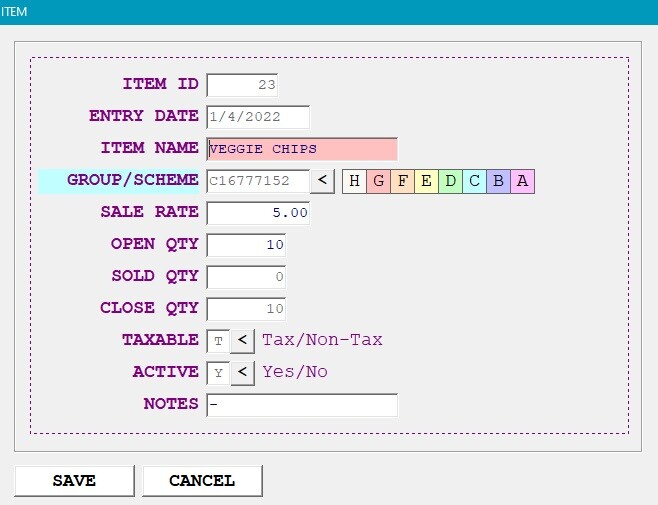 NWIQ Point Of Sale Software - Booth Inventory Billing