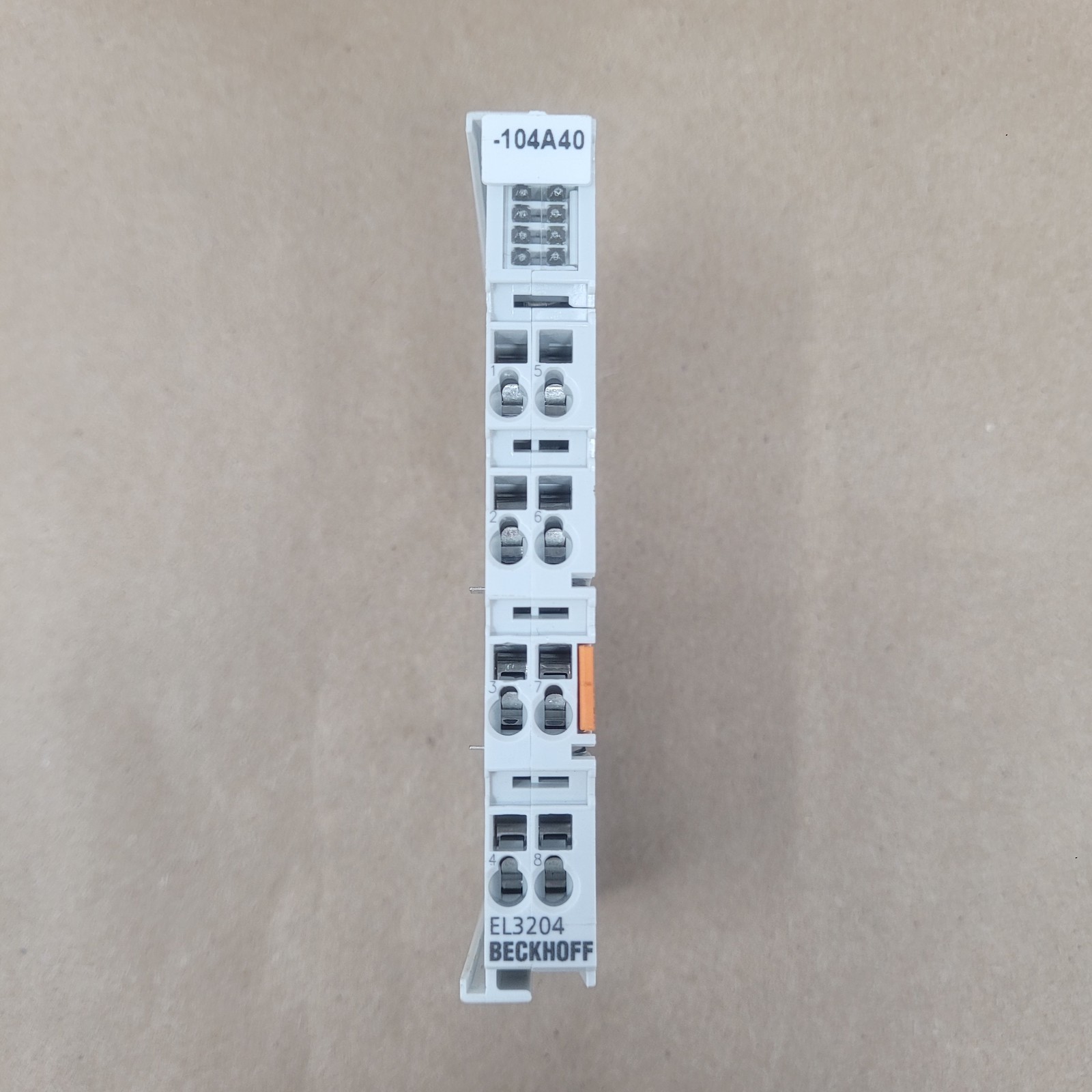BeckHoff EL3204 EtherCAT Terminal, 4 Channel Analog Input - USED