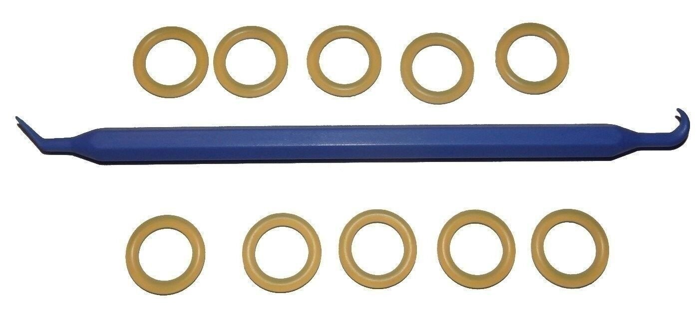10 pack - 11/16inch Tank DIN Valve/Regulator POLYURETHANE 112 O-Ring & Pick Tool