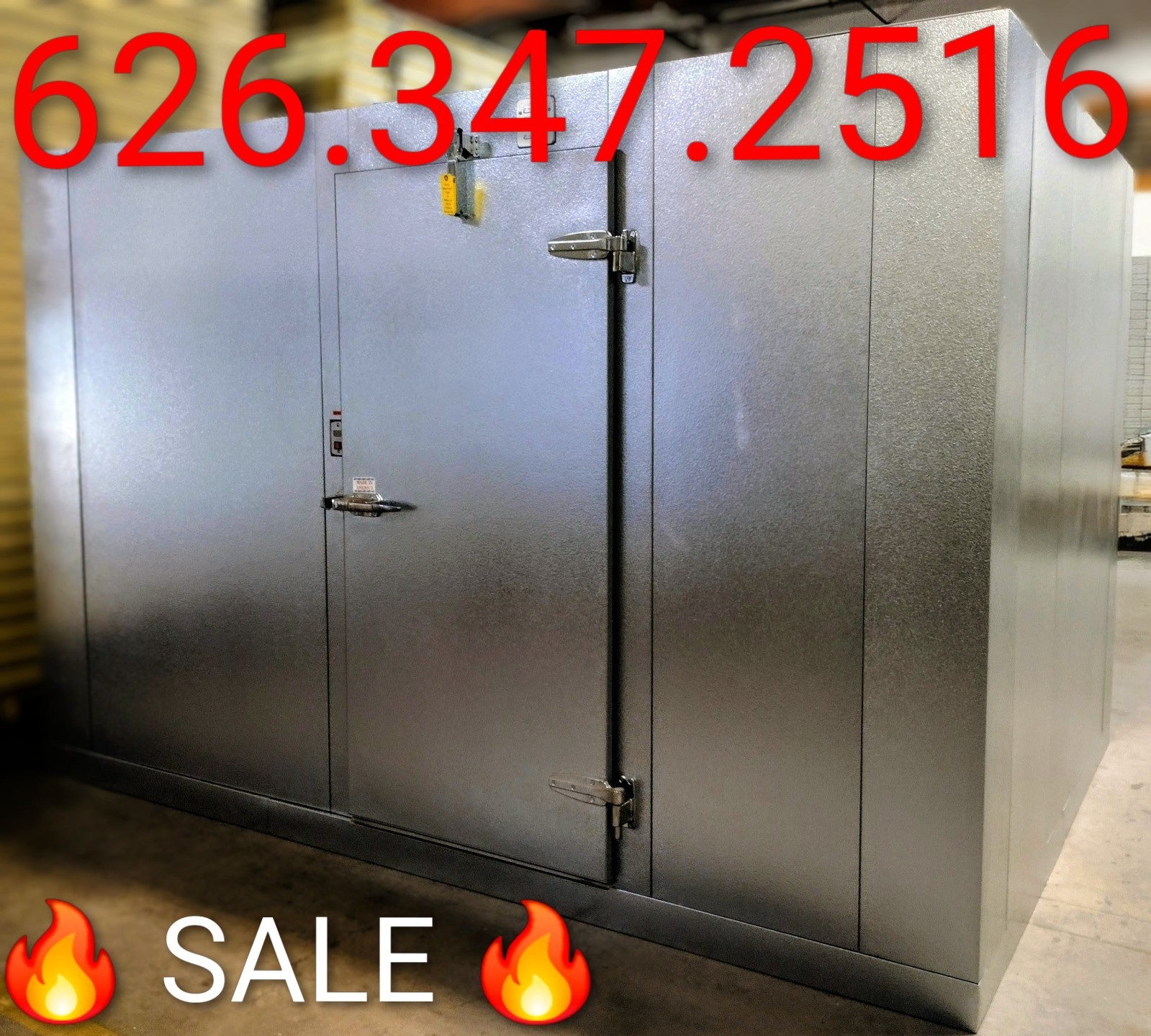 New NSF 7'9" x 9'9" x 8 Walkin Freezer w/ Refer...USA Made...$10,105...IN STOCK!