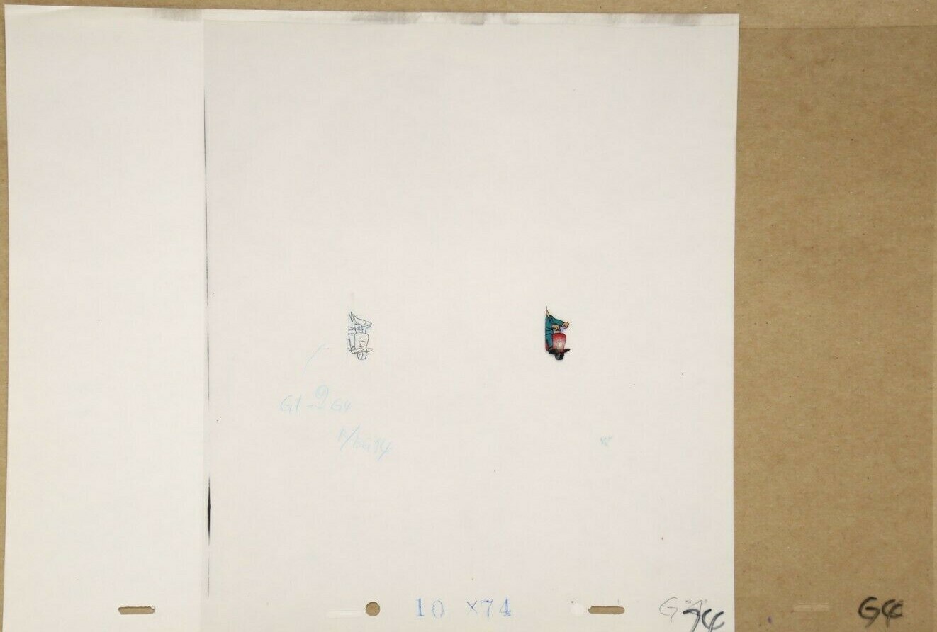 Back To The Future Original Production Drawing And Cel 92-9 Used Cond.