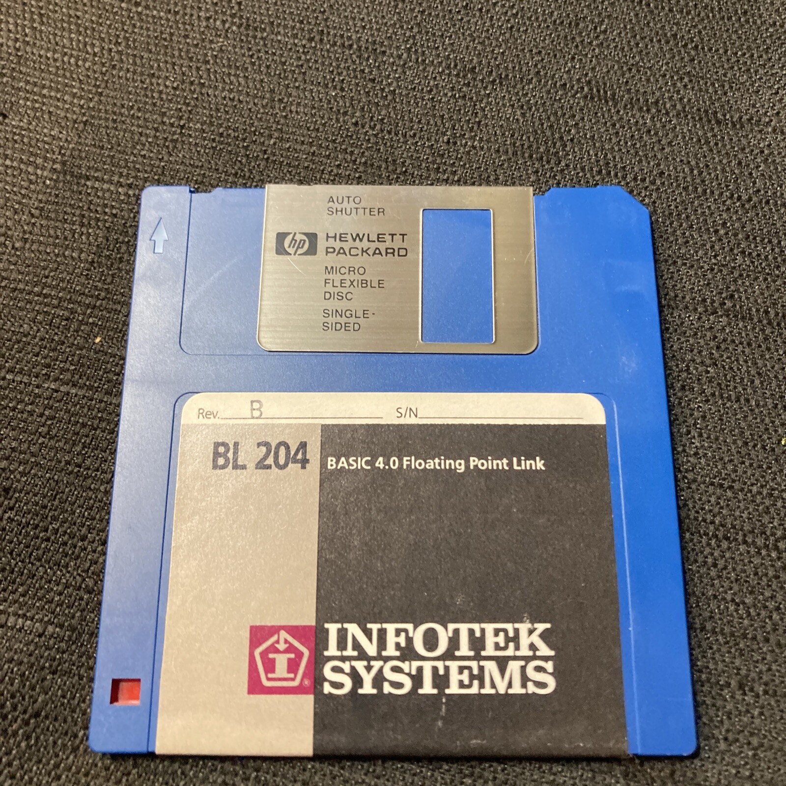 Vintage Computer Software Infotek Systems BL 204 Basic 4.0 Floating Point Link