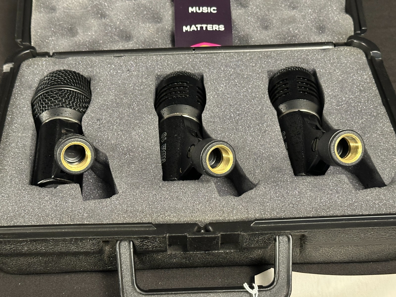 CAD Conneaut Audio Devices NDM10 and NDM 11 3 Cardioid dynamic mic kit