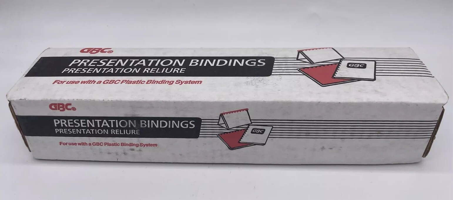 GBC Presentation Bindings  Plastic comb bindings Green 100 new in open box
