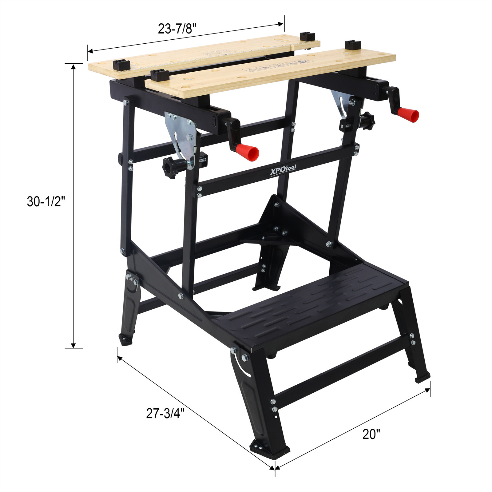 Portable Workbench Folding Work Benches 550LBS Capacity with Clamps Woodworking