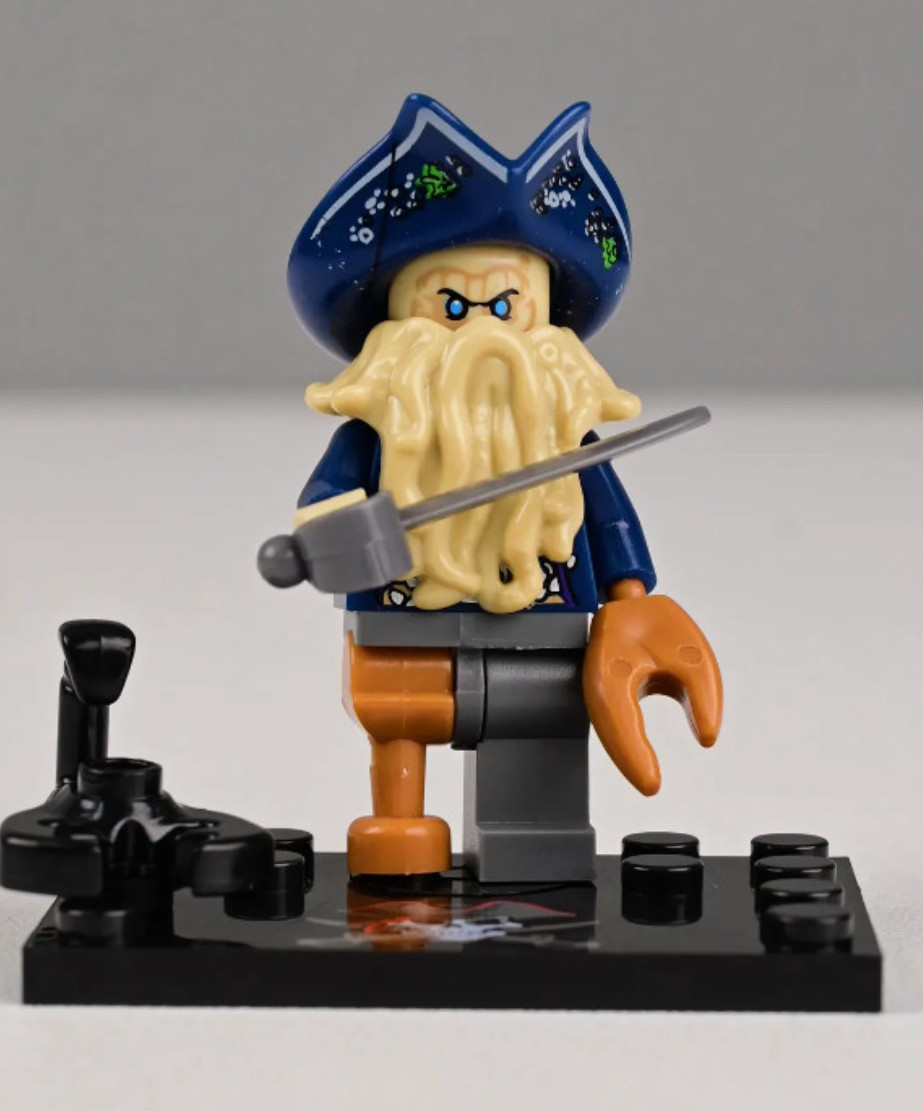 Pirates Of The Caribbean Davy Jones Custom minifigure Black Pearl 4184