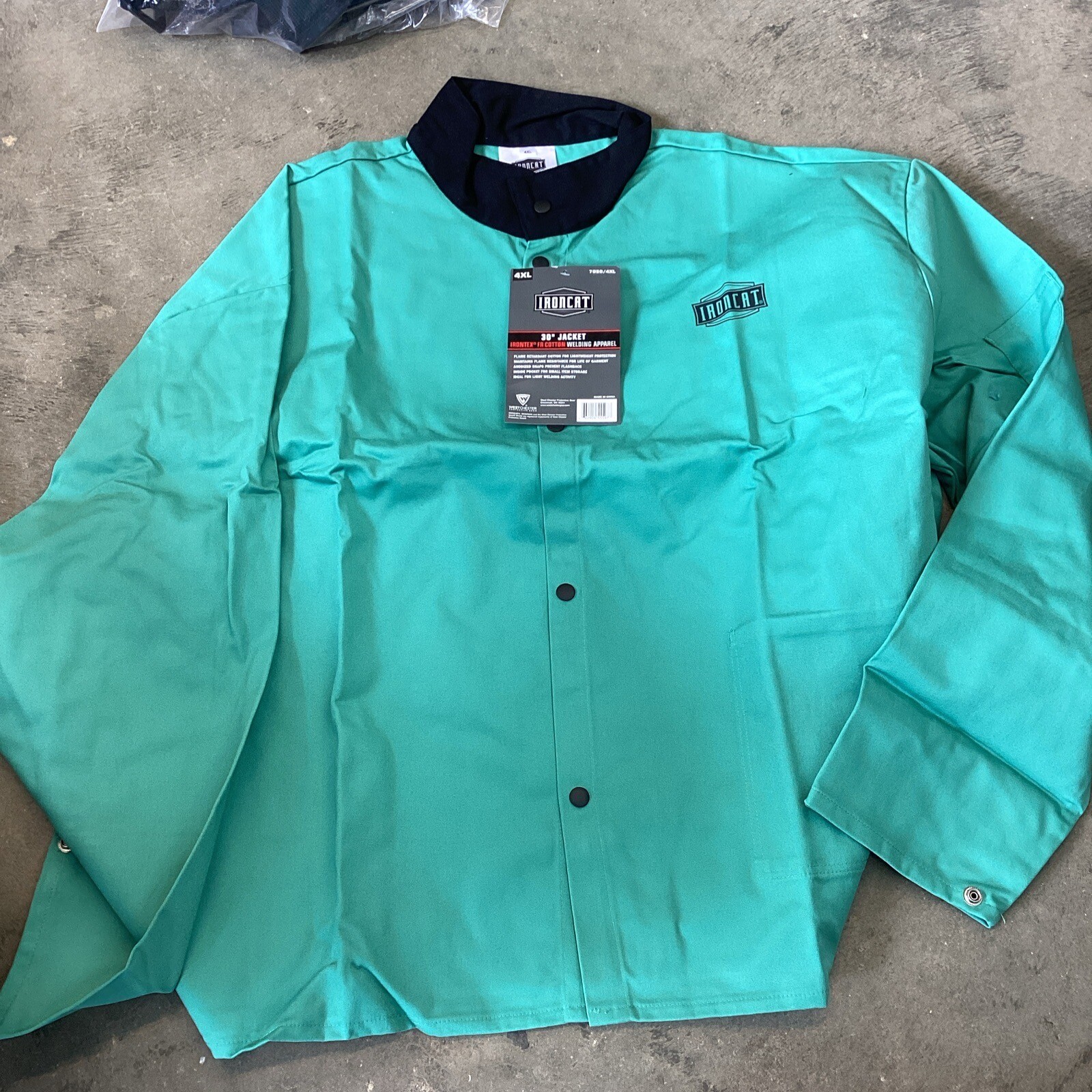 4XL 30” Ironcat FR Cotton Welding Jacket 7050 Irontex West Chester