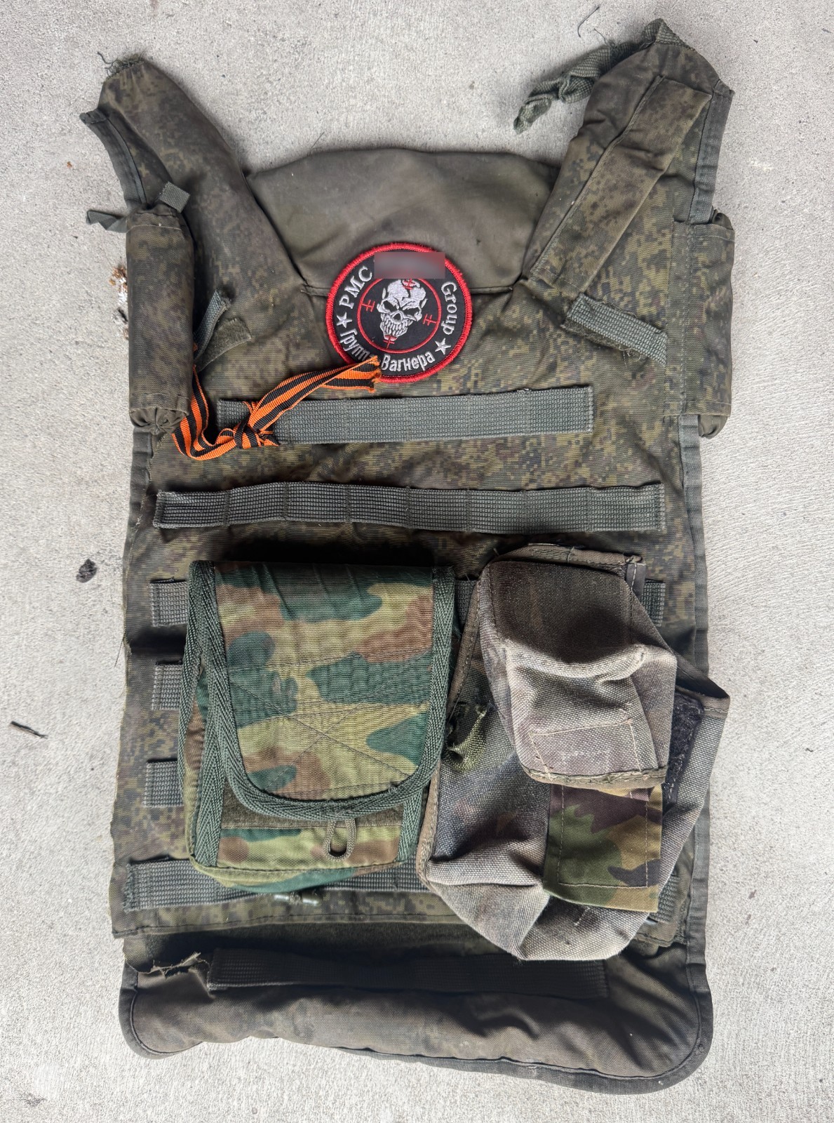 Original Russian Army Soldier Military plate carrier vest 6B45 Ratnik Camo EMR