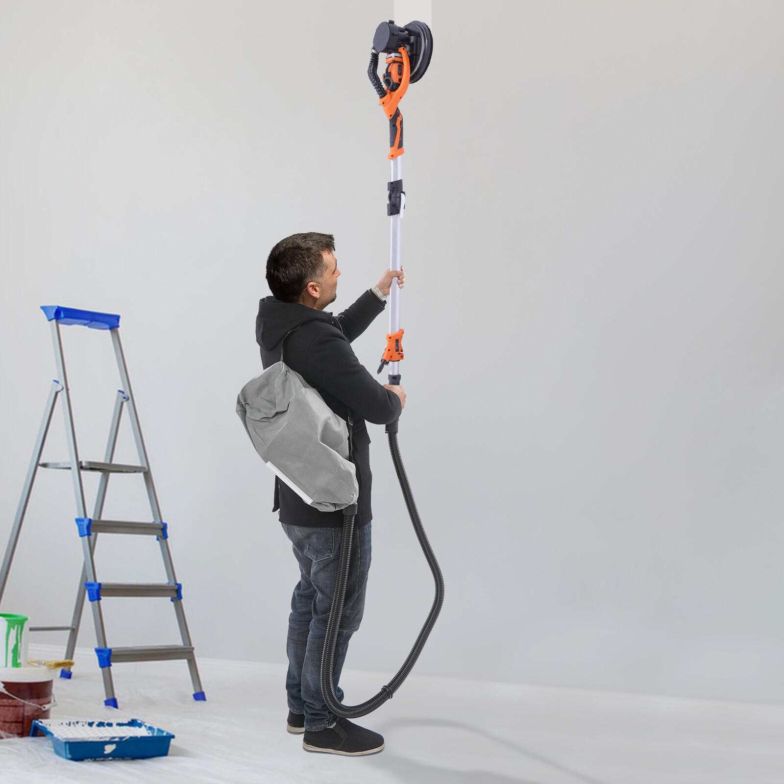 Variable Speed Drywall Sander Electric Ceiling Wall Sander with Dust Collection