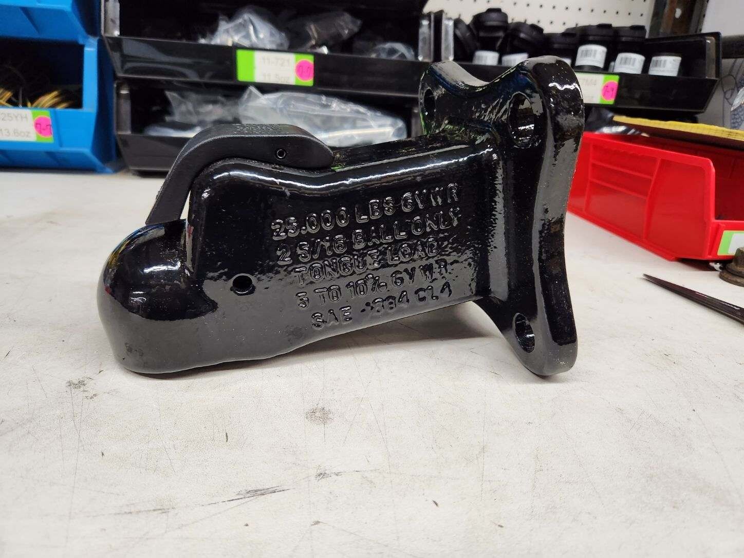 Demco Trailer Coupler-Cast Flat Plate Mount  EZ-Latch 2-5/16" Ball 25K USA MADE