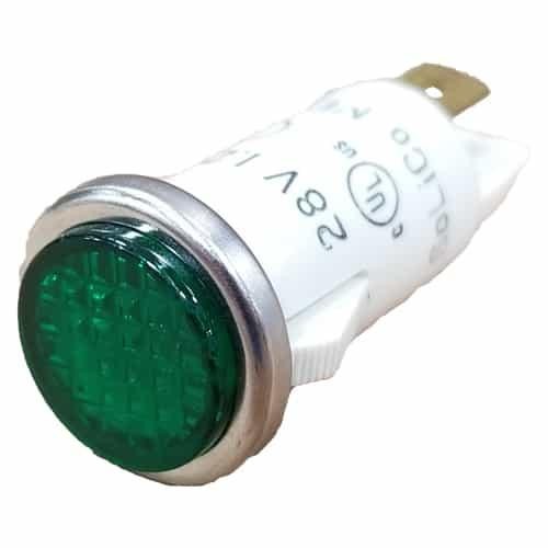 1 PC Solico 3039-3-11-37340 Round Snap Fit Front Mount Indicator Light - Gr