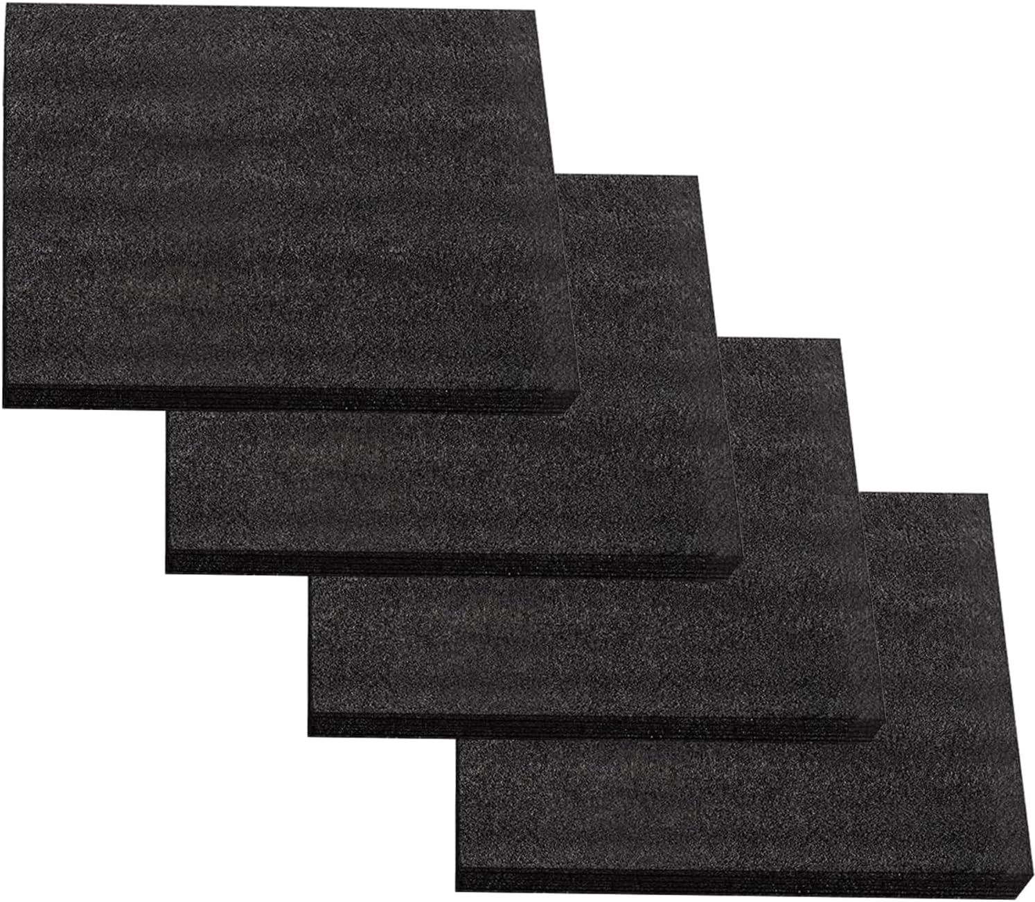 4Pack Customizable Polyethylene Foam Sheets 16"X 12"X1" Thick Foam Padding