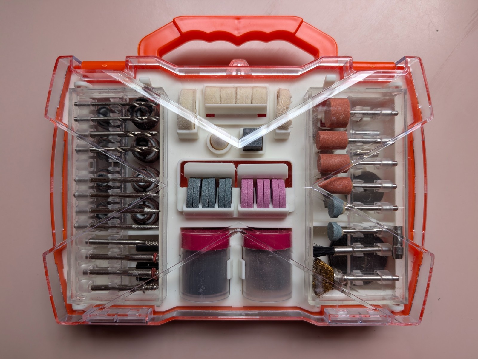 Rotary Tool  Accessories Set, 145 piece Set 1/8 in. shank, Luckyway