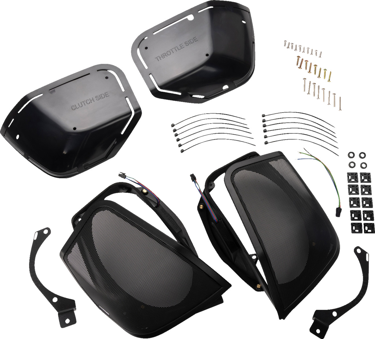 KICKER Cut-In Lid Kit without Speakers 52HDBX14 for Enhanced Audio Setup