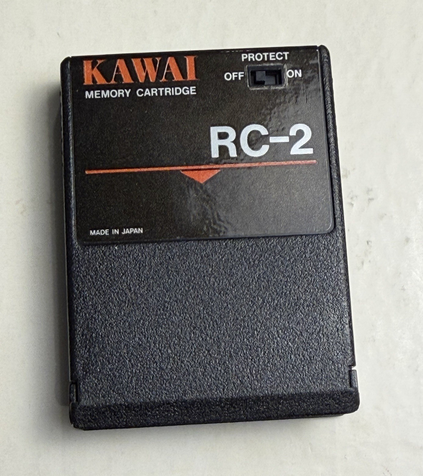 Kawai RC-2 Memory Cartridge for Electronic Keyboard, Protect Switch, Black