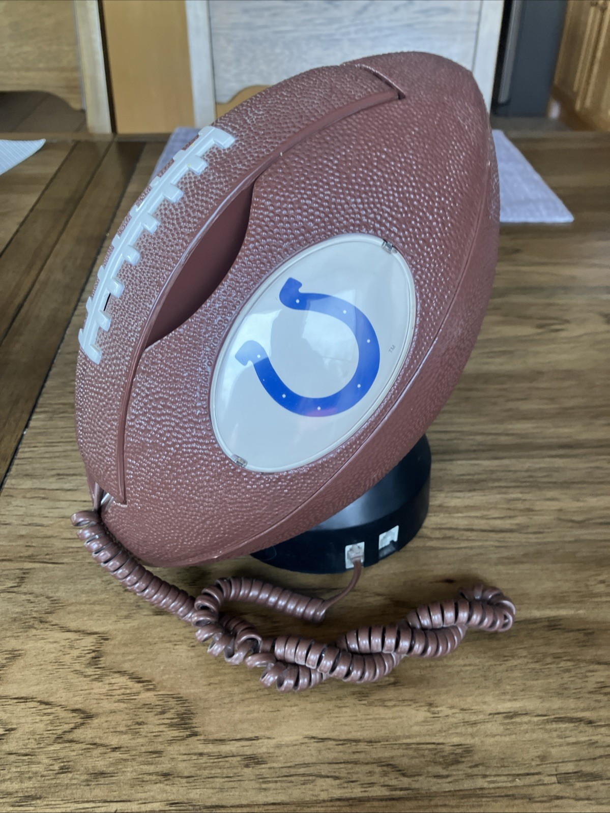Vintage Indianapolis Colts NFL Football Phone Corded Landline Telephone 1997