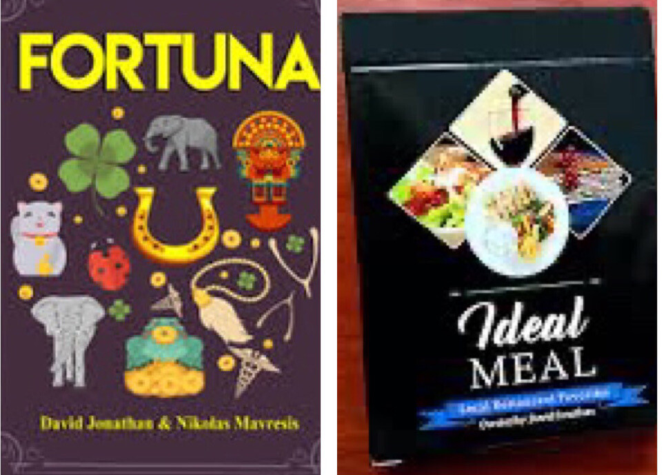 David Jonathan New Magic 2 pack-Fortuna and Ideal Meal you get both tricks!