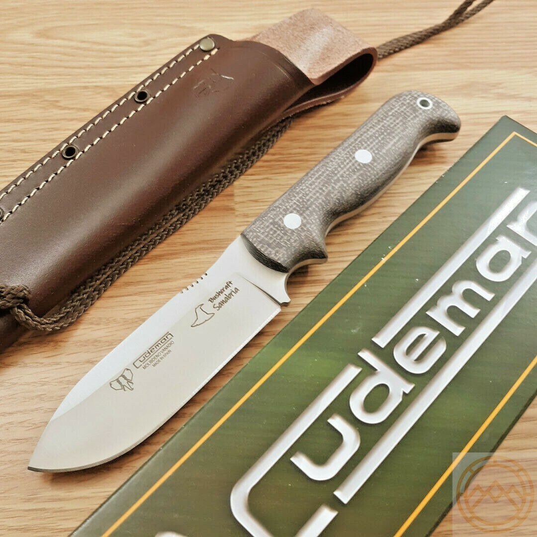 Cudeman Sanabria Fixed Knife 4.5" Vanadium Molybdenum Steel Blade Jute Handle