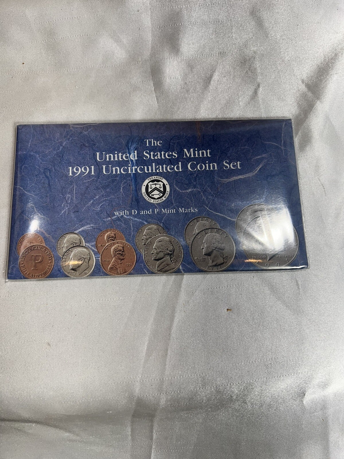 1991 U.S. Mint Uncirculated Coin Set P&as - Mint In Factory Packing