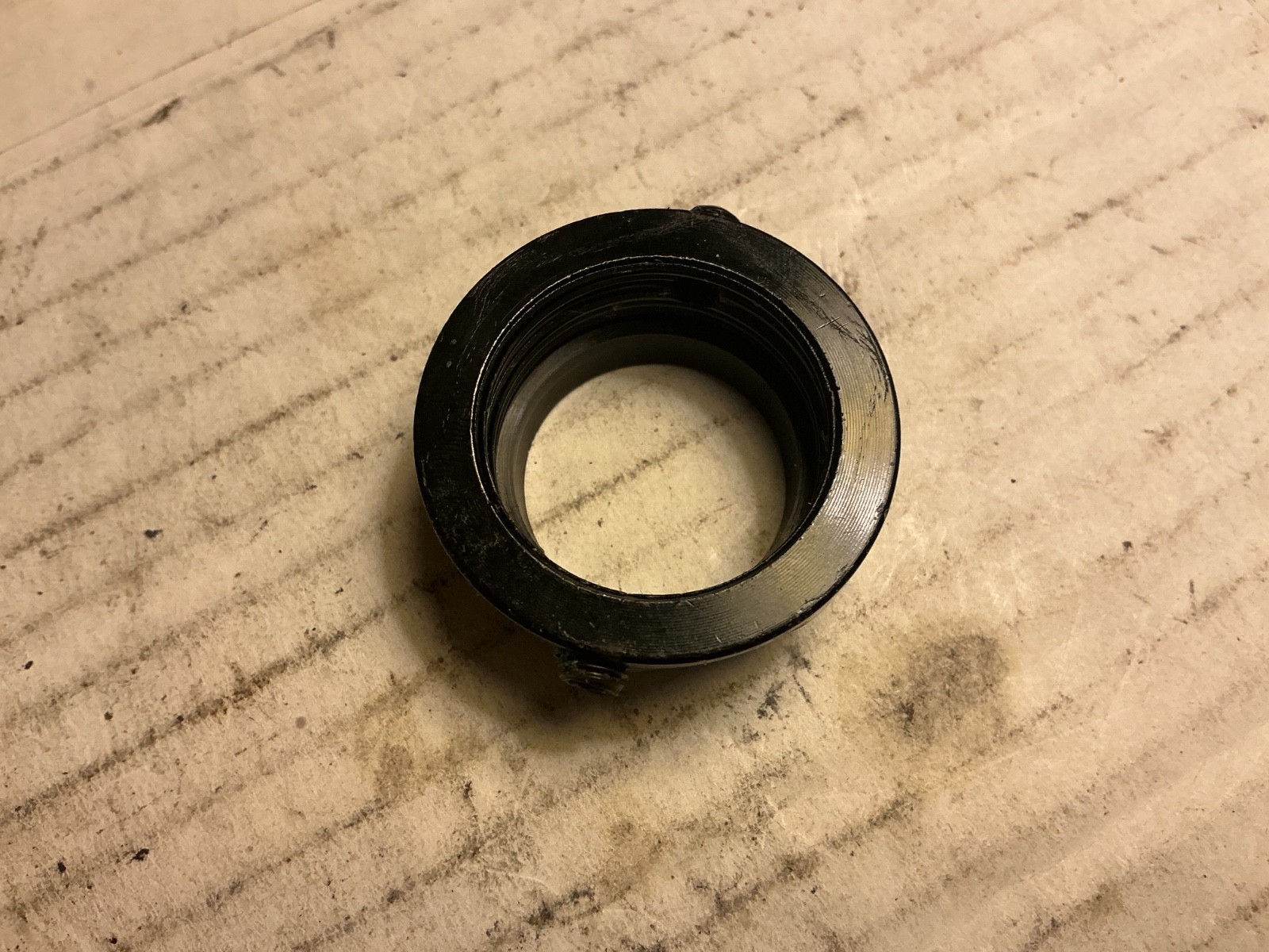 DELTA headset locking top-nut Blk 1" threaded 22.2mm