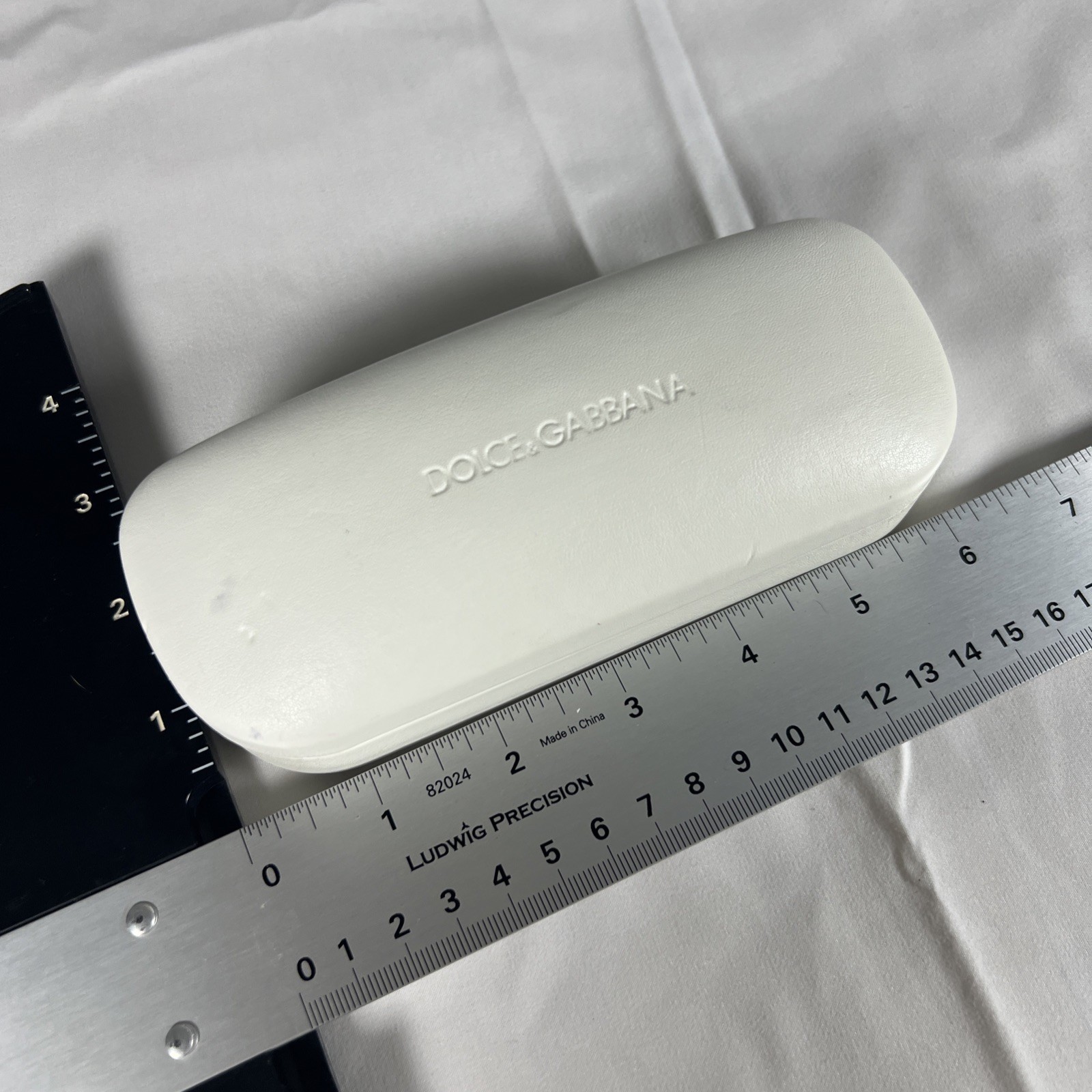 Dolce & Gabbana Hard Eyeglass Case WHITE
