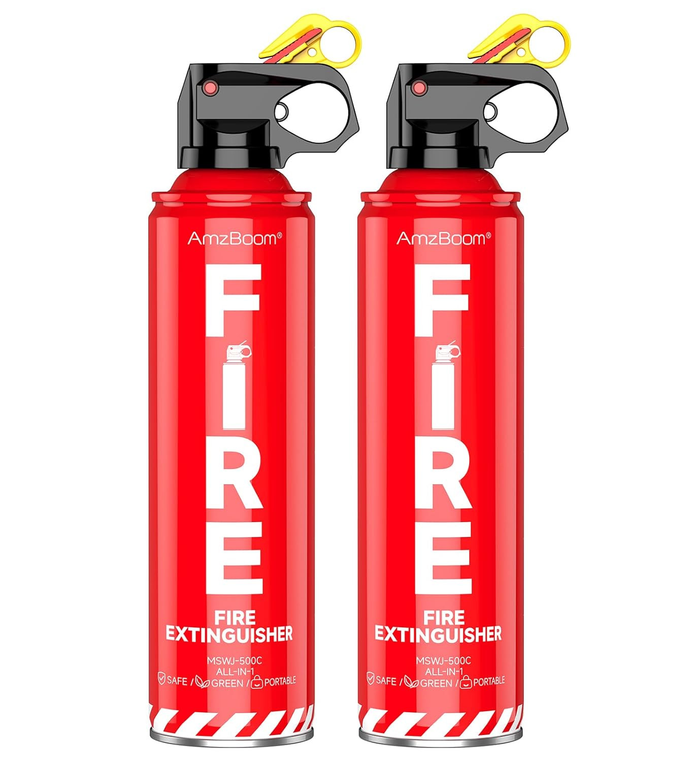 2 Pack Fire Extinguisher Home Car Grill With Mounting Bracket Compact A B C K