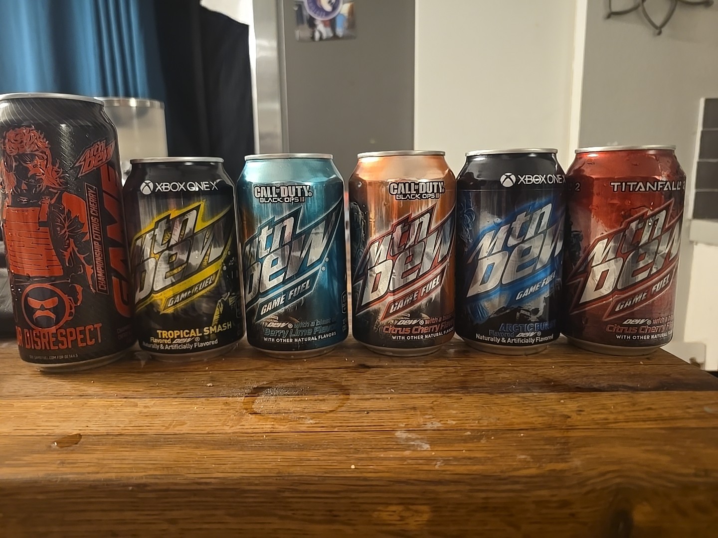 Mountain Dew Gamefuel Cans