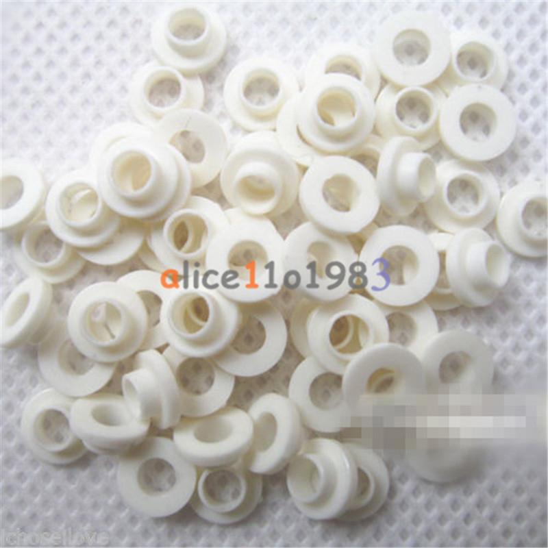 200PCS TO-220 White Transistor Plastic Washer Insulation Washer Transistor
