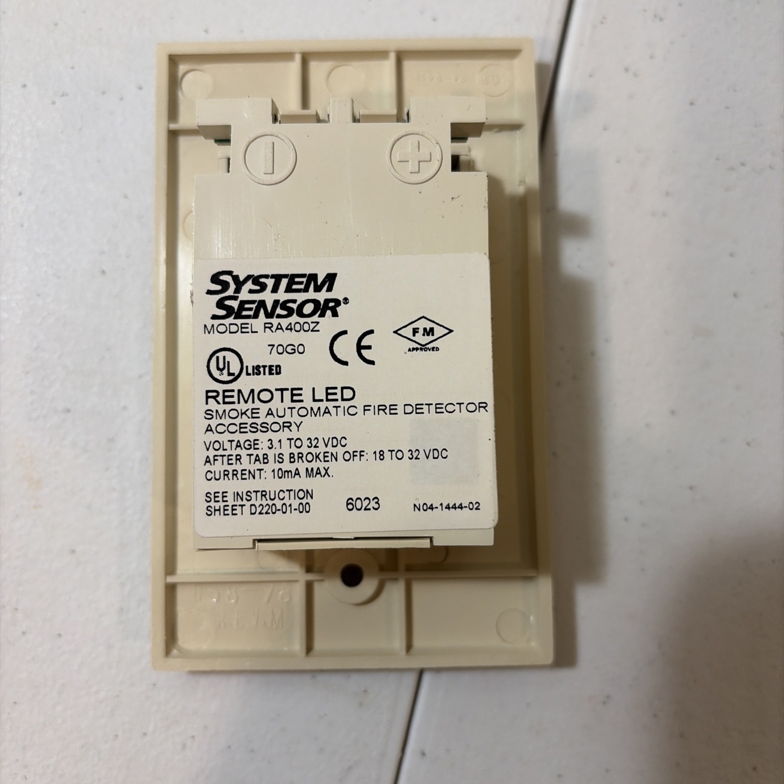 SYSTEM SENSOR RA-400Z "NEW"