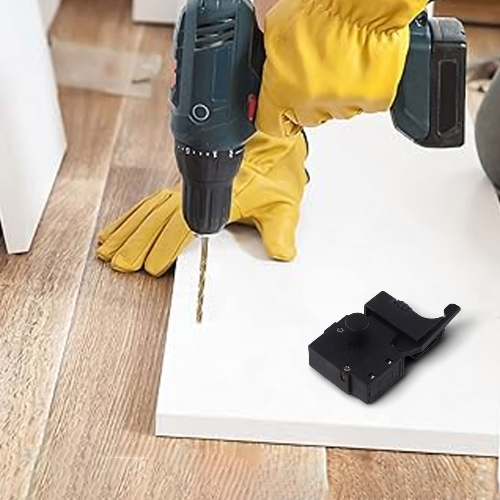 FA2-6/1BEK Black 6A 250V Electric Drill Control Trigger Button Switch