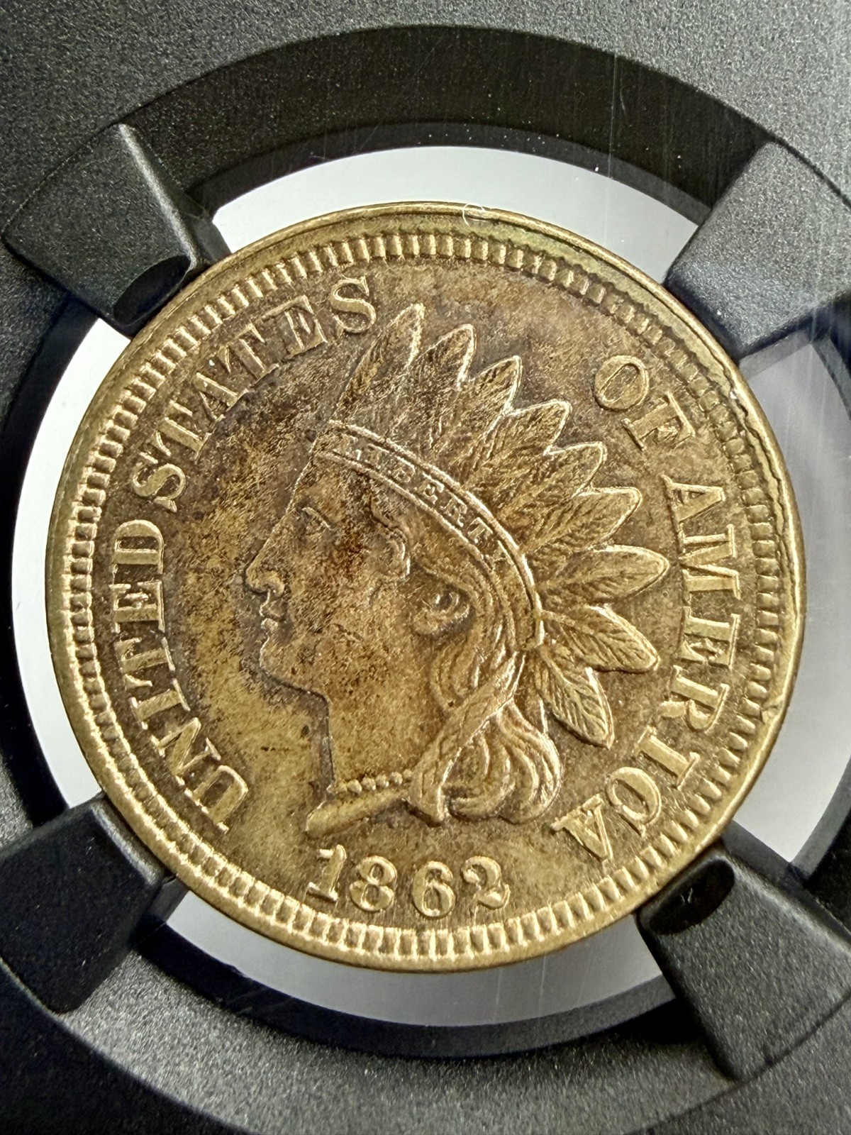 1862 Indian Head Cent 1¢ NGC MS62❗️GREAT LUSTER AND Vaultbox BLACK CORE❗️