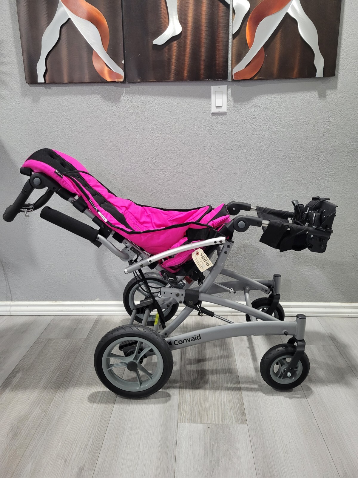 *NEW* Convaid Rodeo Size 12 - RD12 MOBILITY STROLLER pediatric Pink Tilt