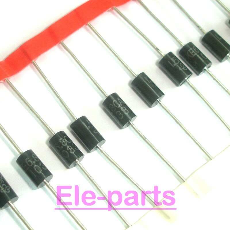 100 PCS P6KE6.8CA DO-15 P6KE6.8 Transient voltage suppressor power 600 watts