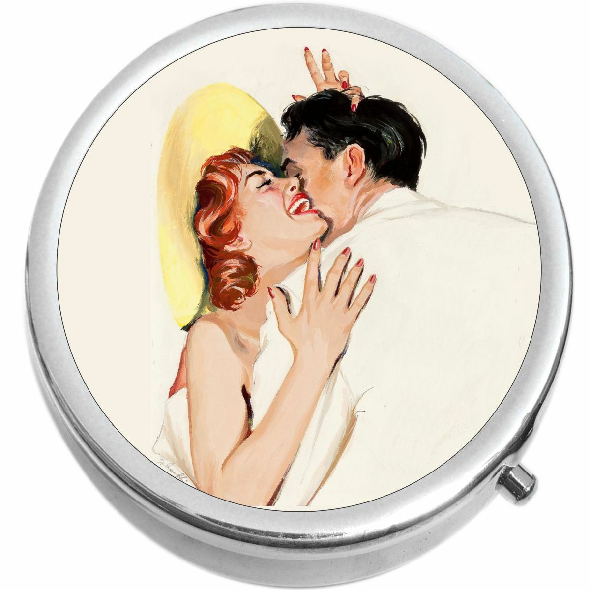 Happy Embrace  Medicine Vitamin Compact Pill Box