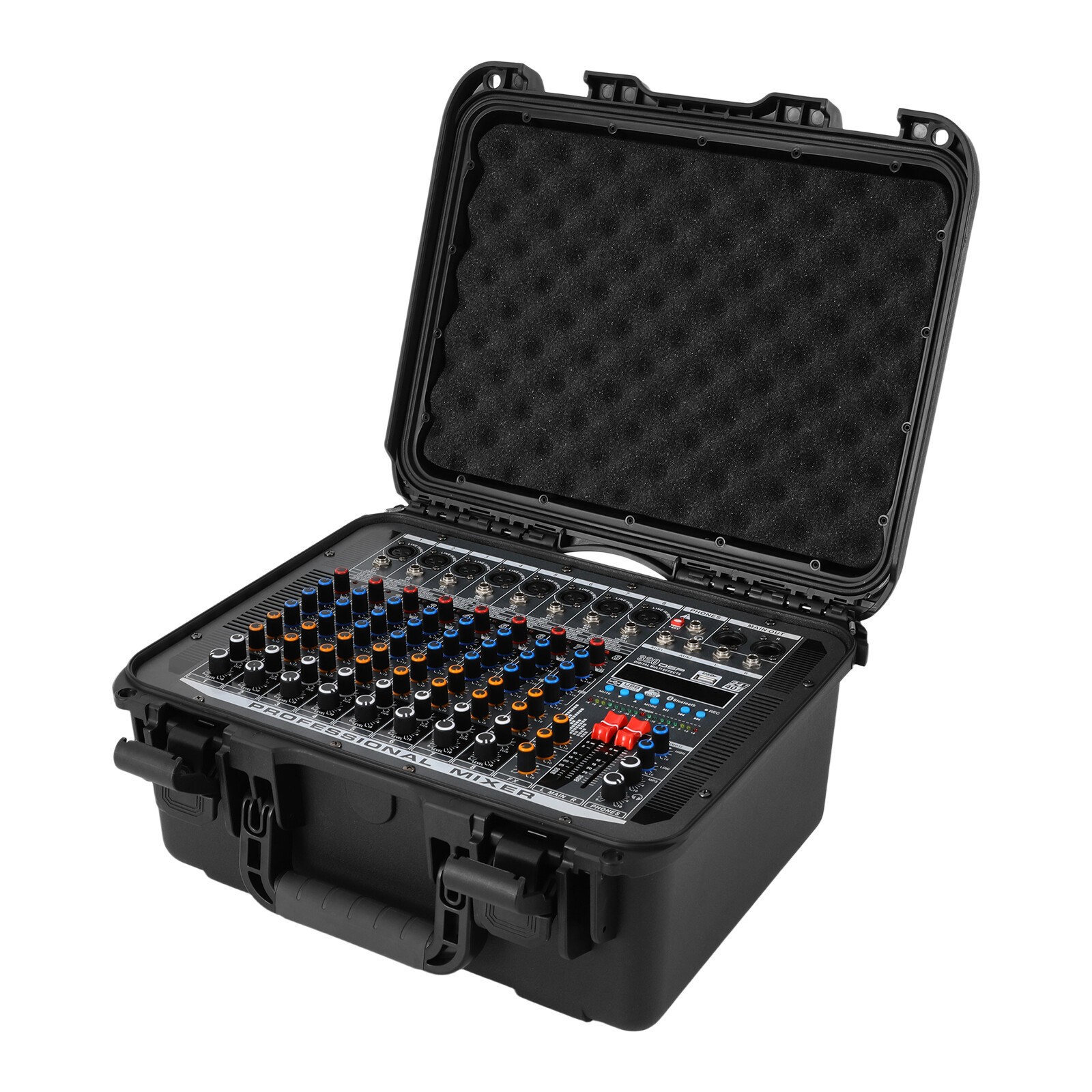 8-Channel Professional Bluetooth Live Studio Audio Mixer USB Mixing Console