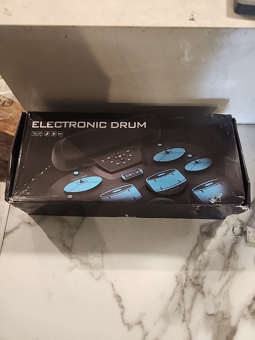 Electronic Drum Set Beat Pads - VWG 330571 Black Blue