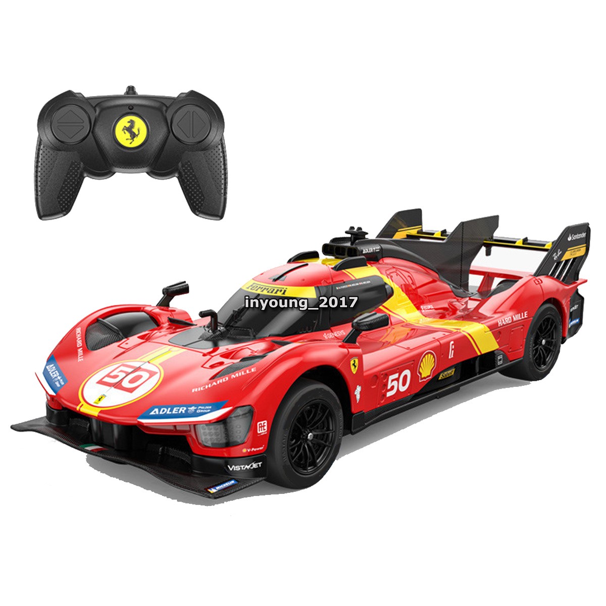 1/24 Remote Control Car 2.4GHz Ferrari 499P RC Car Model Toy Car Toy Vehicle