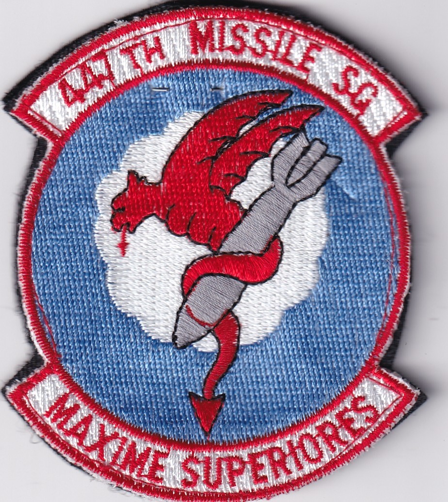 447th Missile Squadron patch USAF US Air Force inactivated 1998 nuclear deter