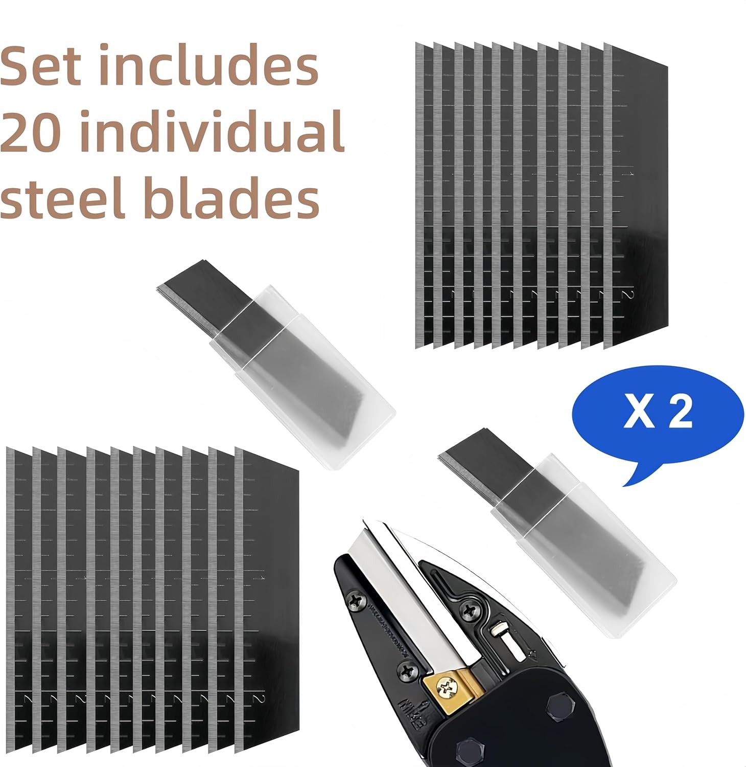 20 PCS 2-1/2"  Blade for Craftsman Handi-Cut 37301 37251 401 37300 37310 37252