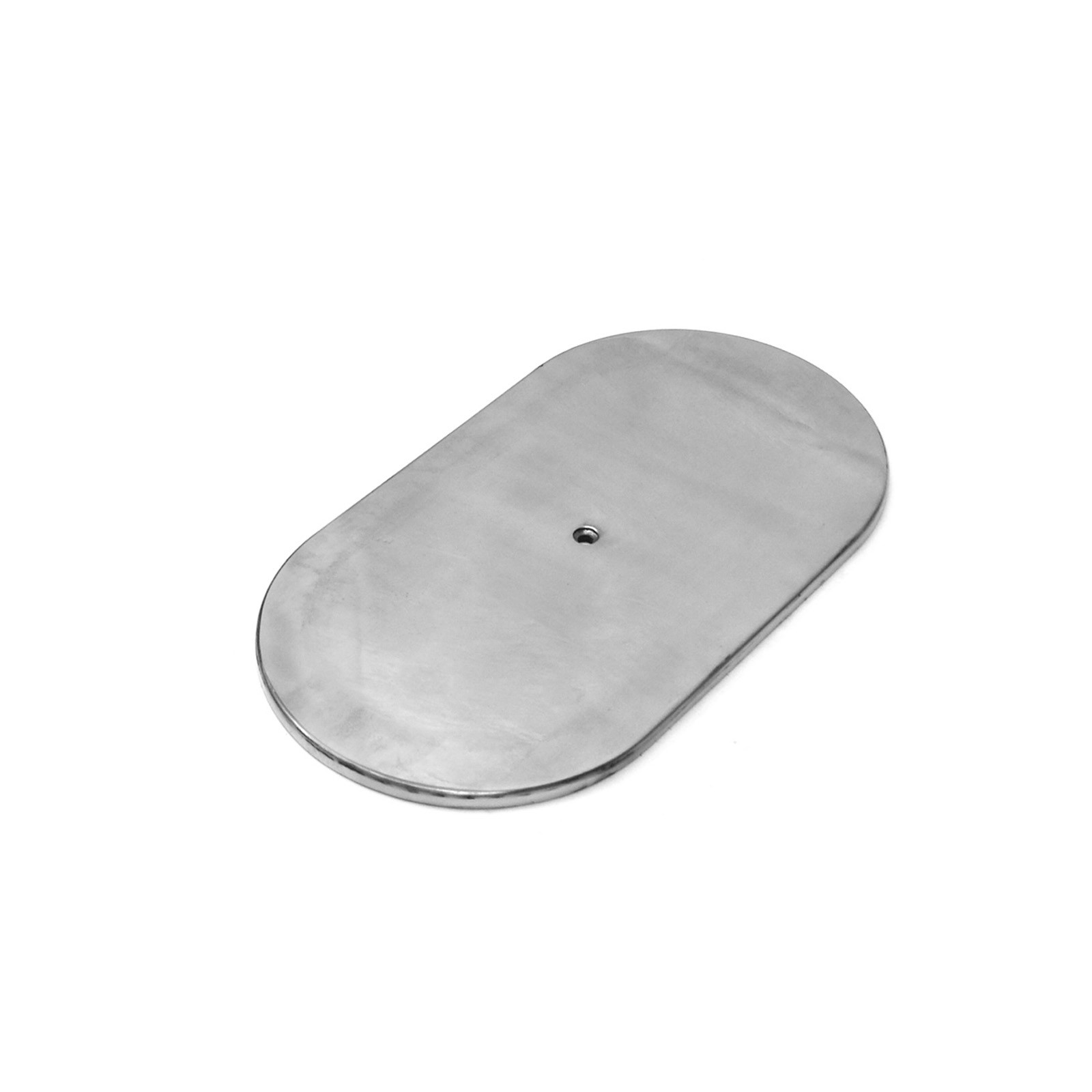 12" Aluminum Oval Plain Air Cleaner Top - Polished