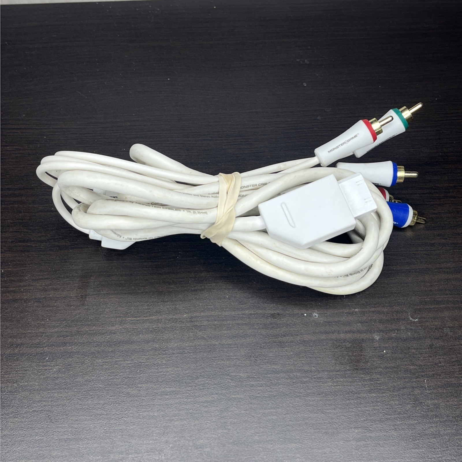 NINTENDO WII MONSTER BRAND COMPONENT AV AUDIO HD VIDEO CABLE
