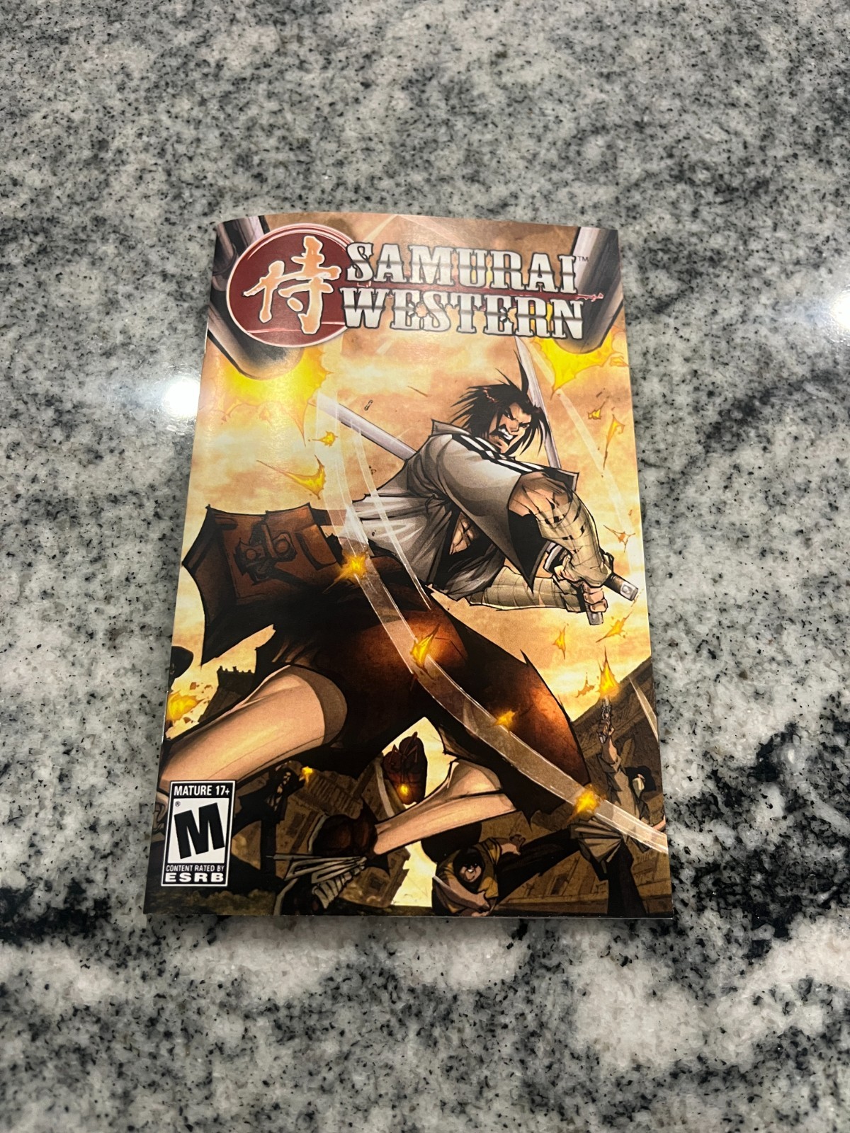 Replacement Manual for - Samurai Western - Sony PS2 Instruction Booklet