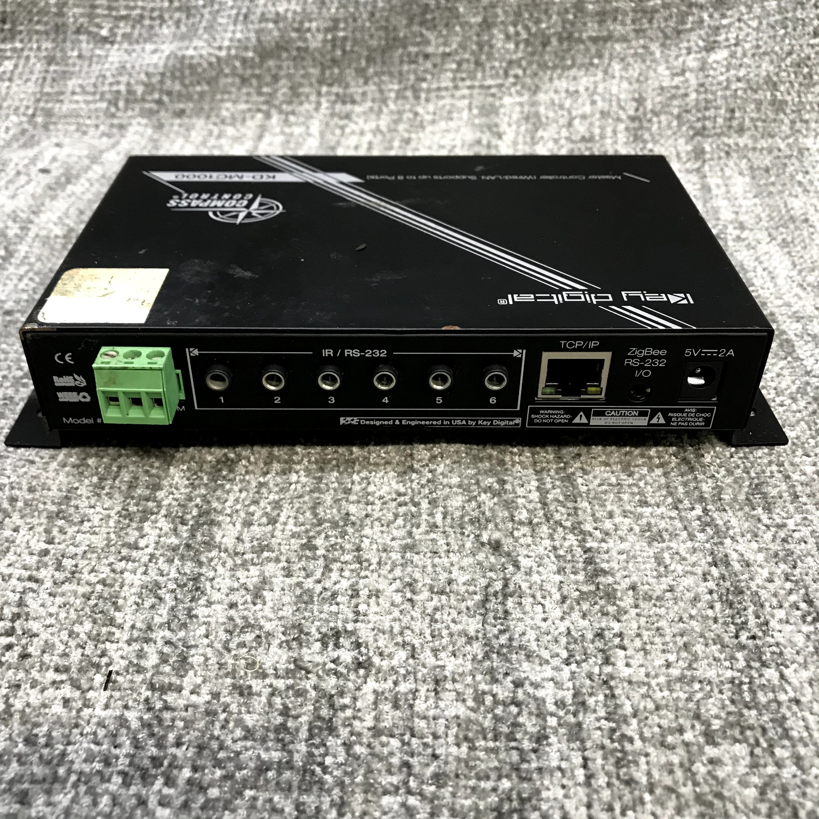 Key Digital KD-MC1000 Master Controller (Wired/LAN, Supports 8 Ports) Zigbee