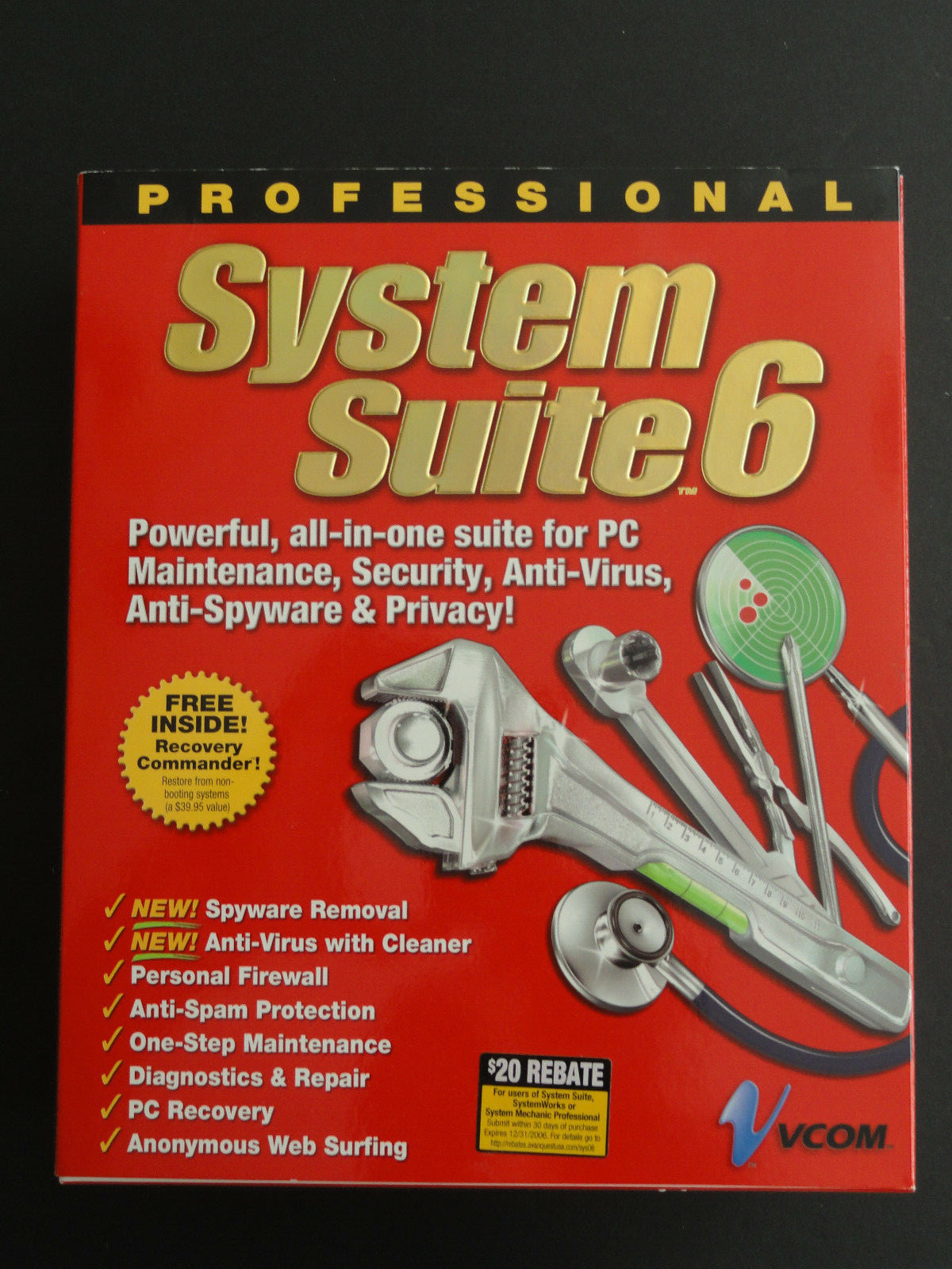 SYSTEM SUITE 6 PROFESSIONAL- VCOM - WINDOWS 98SE/ME/2000XP