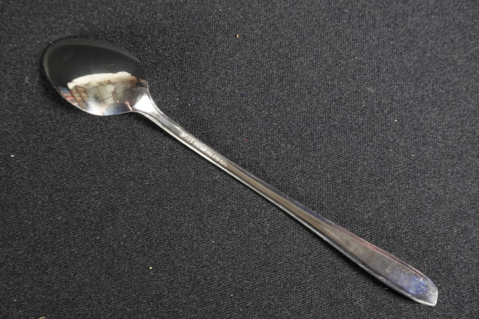 Silco USA Stainless 'Mardi Gras' Pattern 4 Iced-Tea Spoons Excellent Flatware