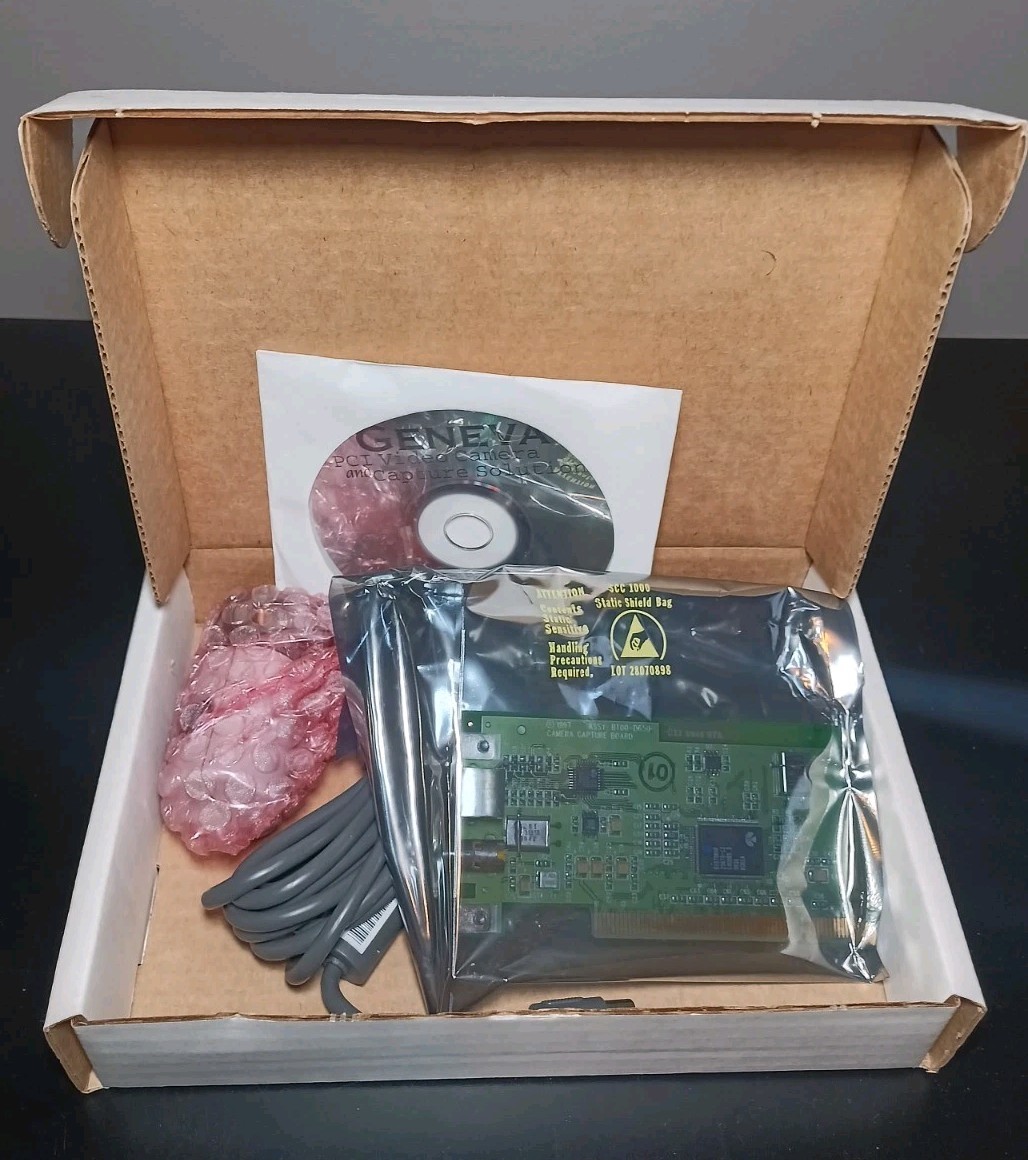 Vintage Geneva Video Capture Card Camera/PCI Kit