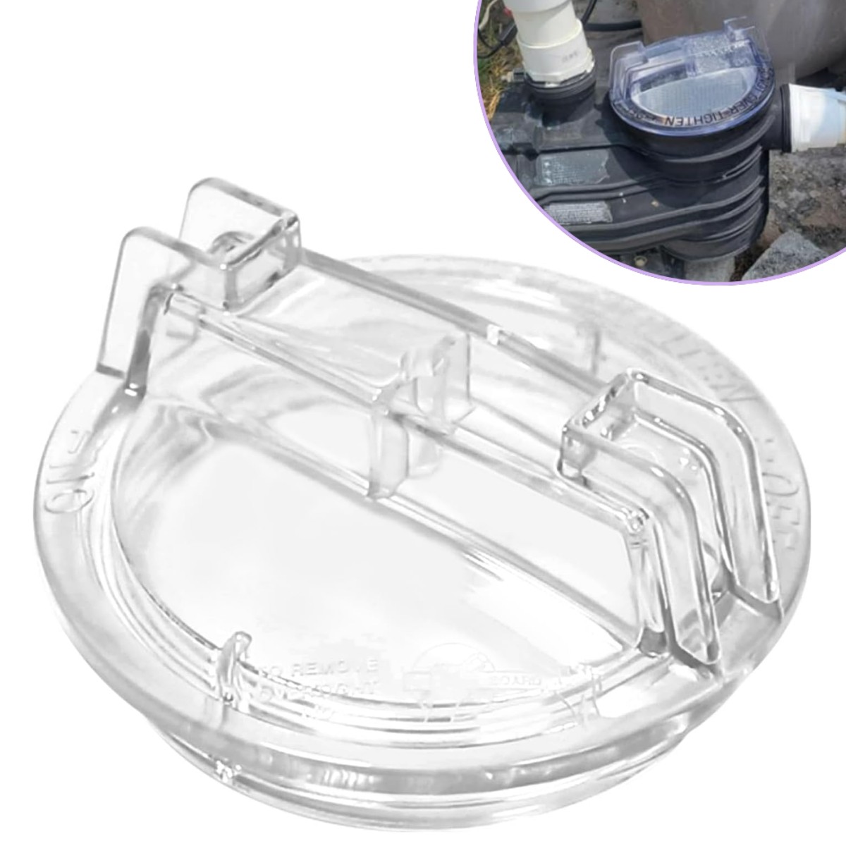 C3-185P Pool Pump Trap Cover for Sta-Rite DynaGlas Max-E-Pro/Dura-Glas II Pumps